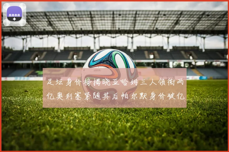 足坛身价榜揭晓亚哈姆三人领衔两亿奥利塞紧随其后帕尔默身价破亿